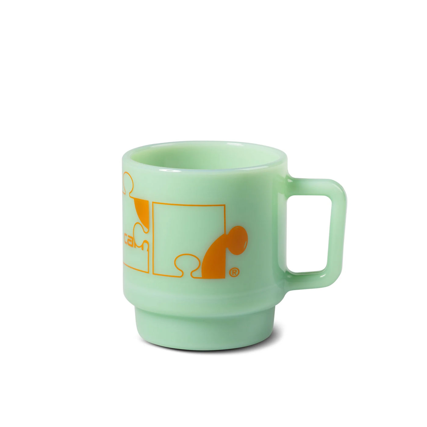 ASSEMBLE GLASS MUG JADE/CARHARTT ORANGE