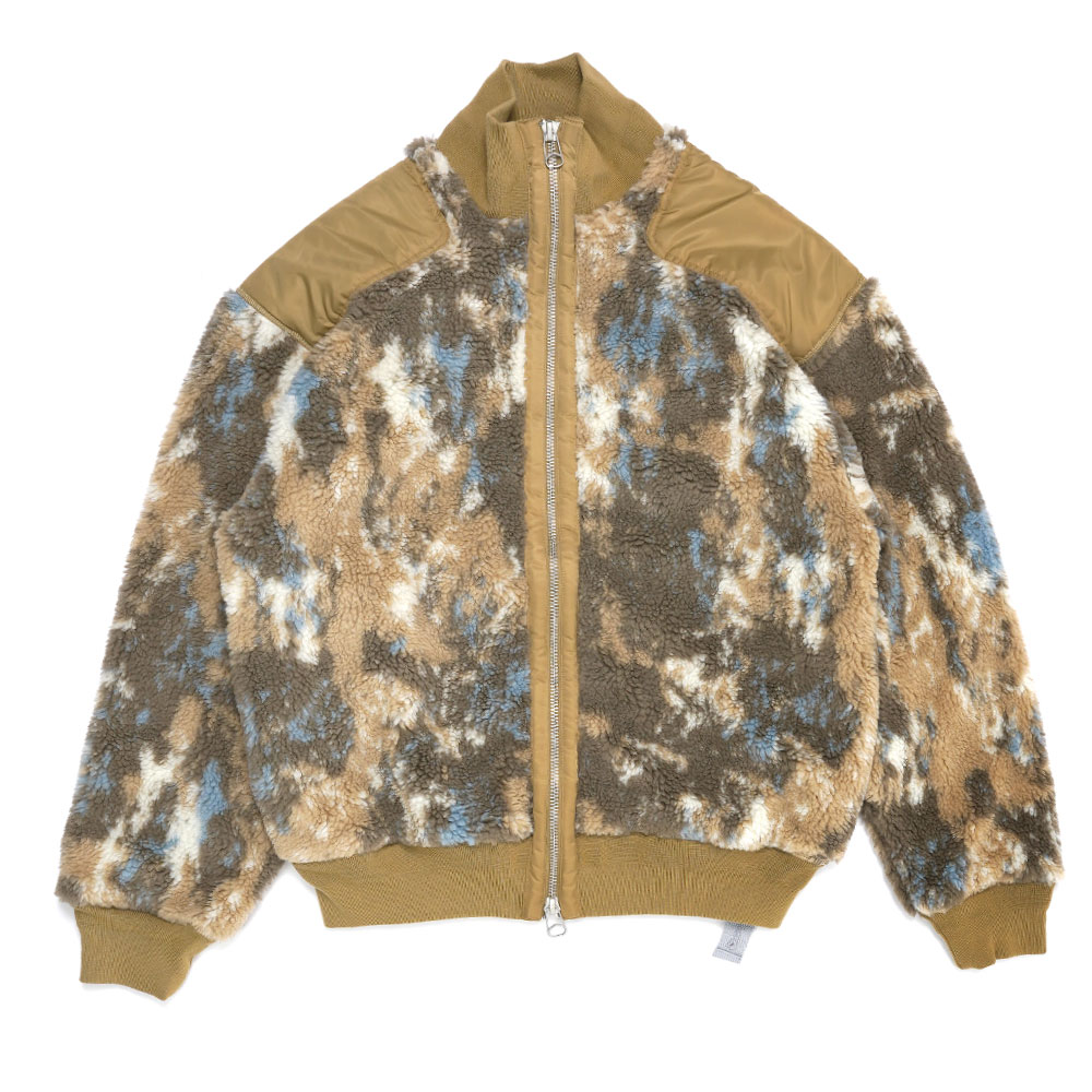 FLEECE BOMBER BEIGE