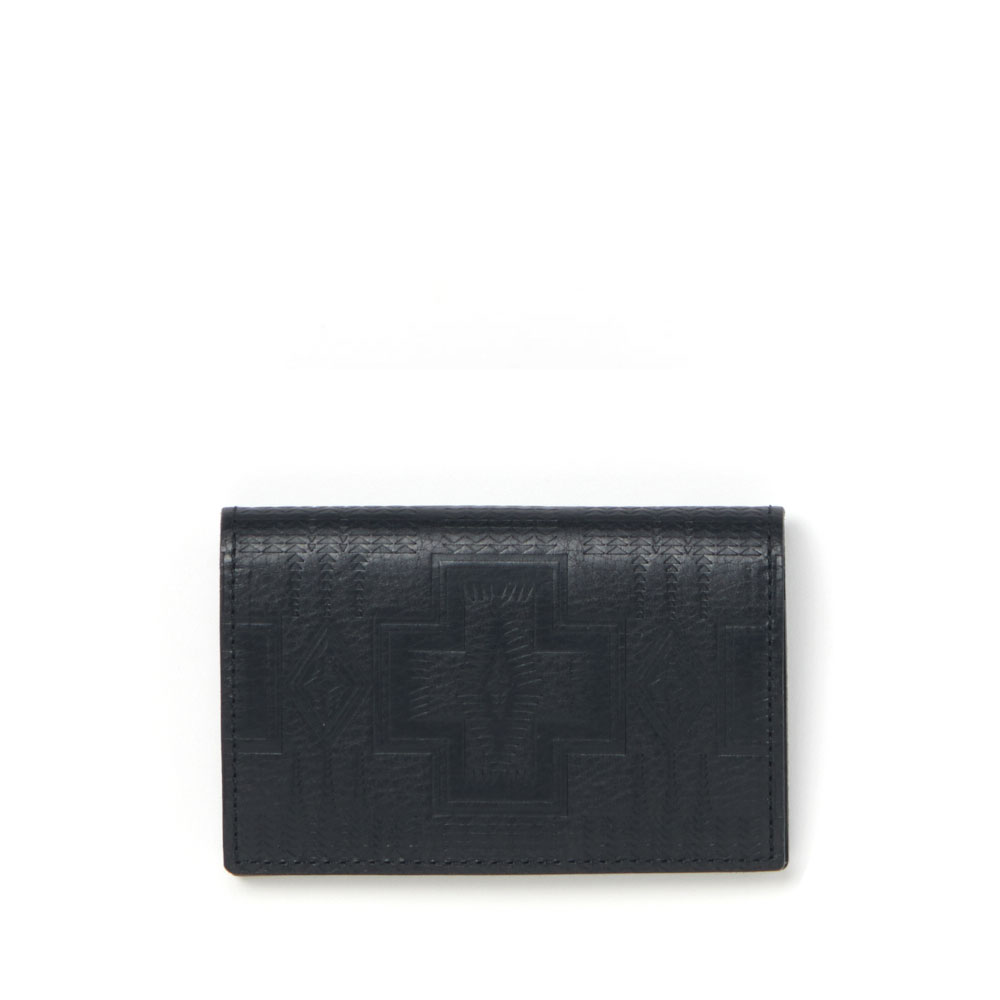 FOLDED CARD CASE pd-c-fcc BLACK/HARDING EMBOSS