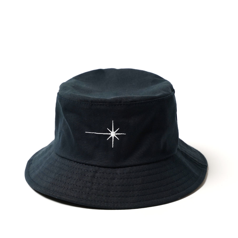 SHINING STAR BUCKET HAT VENTILE RECYCLED NAVY&WHITE