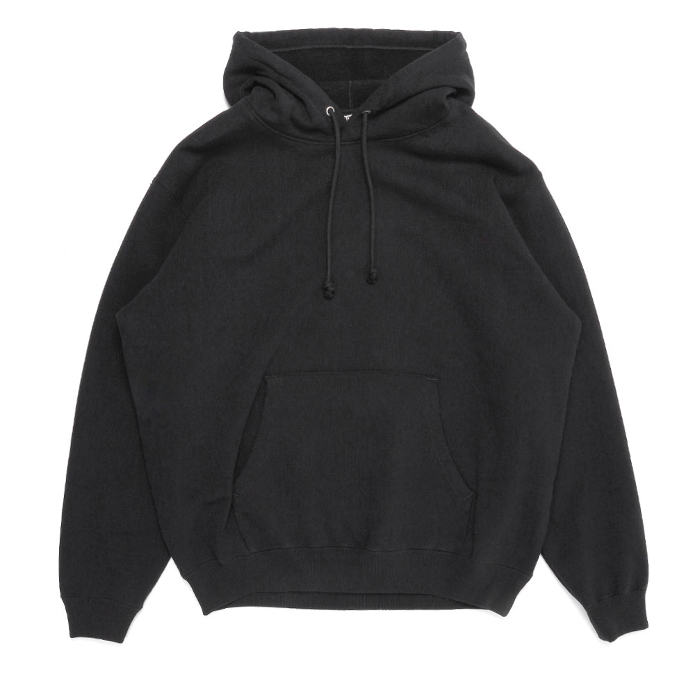 SMOOTH SOFT BD SWEAT P/O PARKA BLACK A25AP01TU