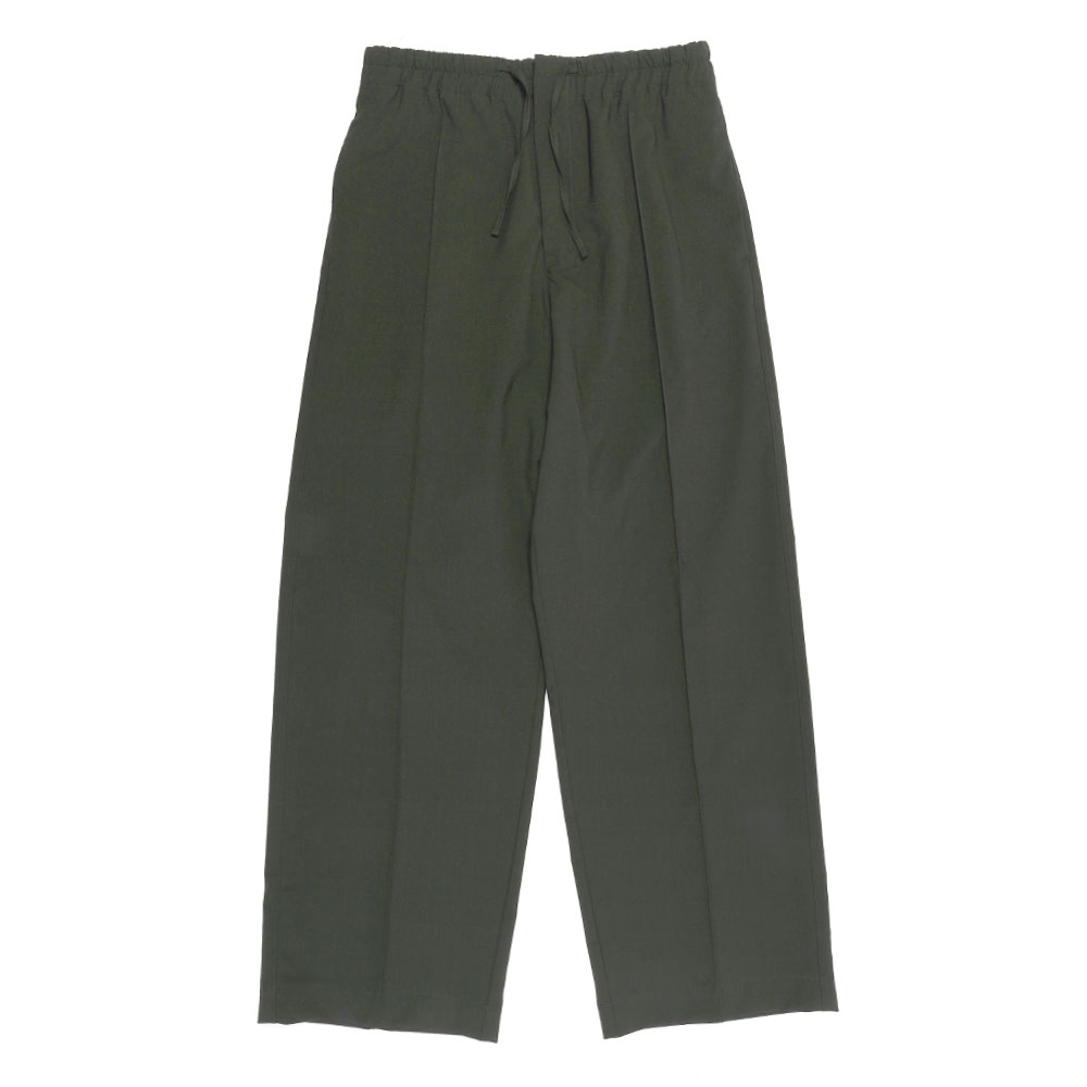 TROUSER WITH DRAWSTRING DARK GREEN