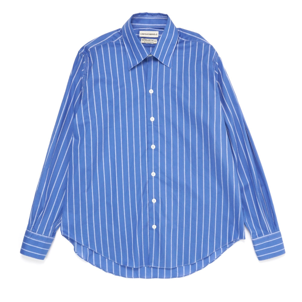 NORMAL SHIRT DARK BLUE/WHITE STRIPES