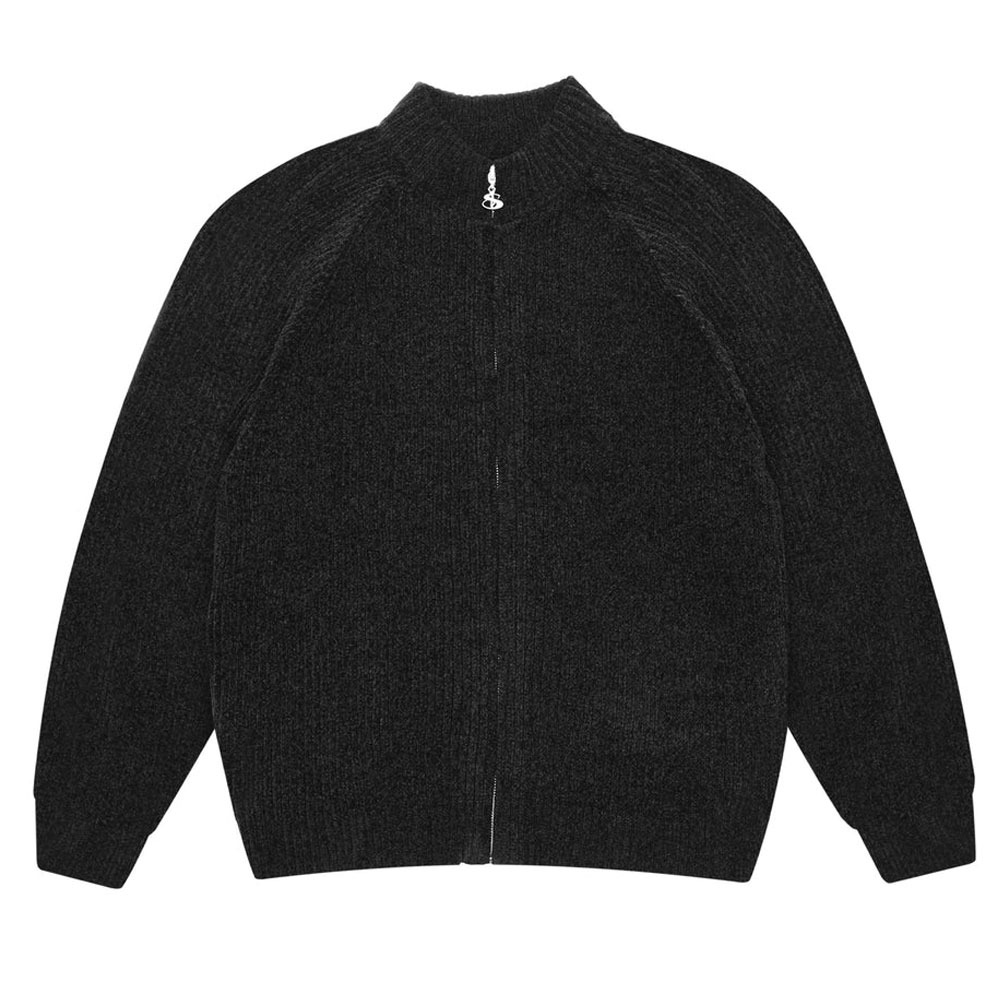 PHANTASY CHENILLE FULL ZIP BLACK