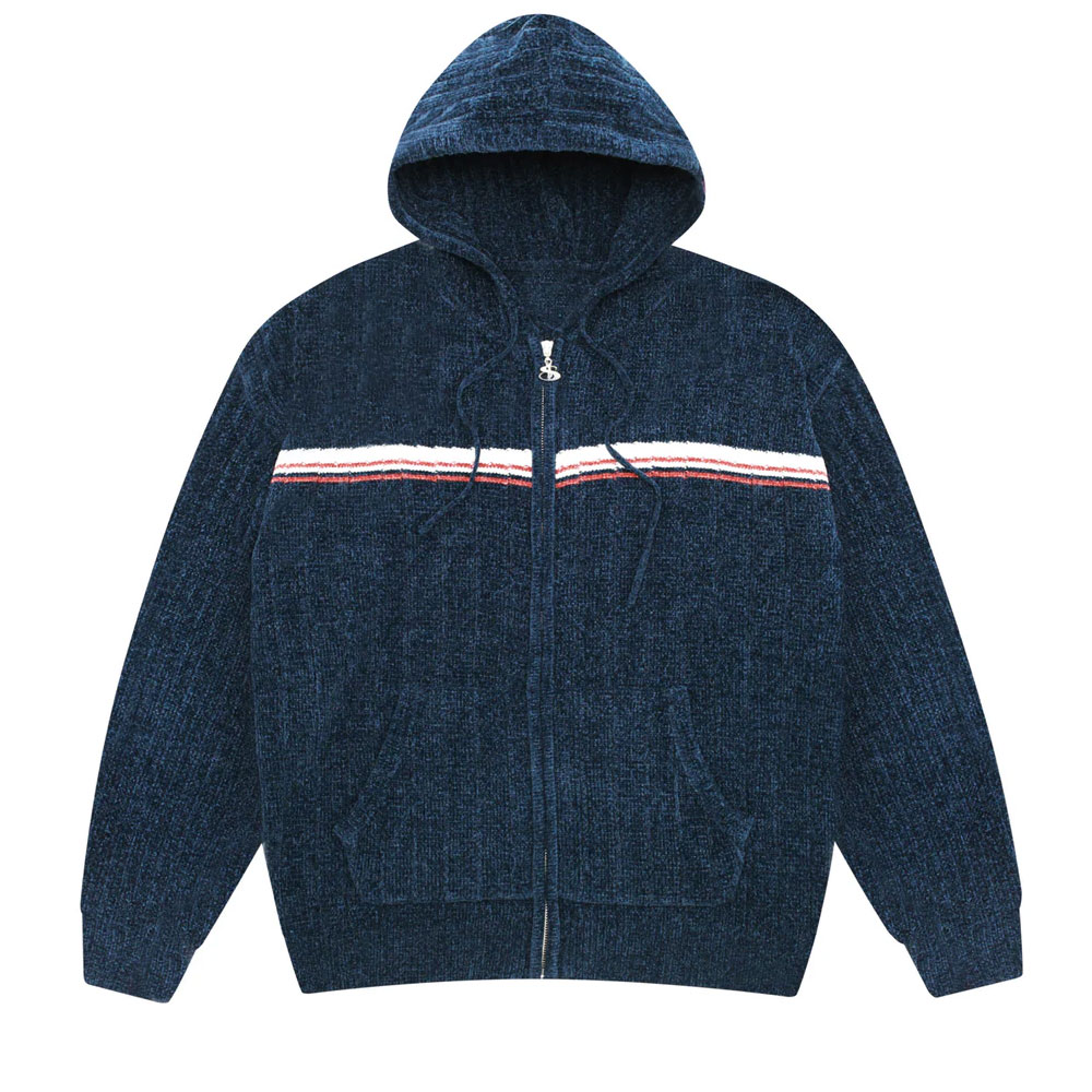 PHANTASY CHENILLE HOOD NAVY