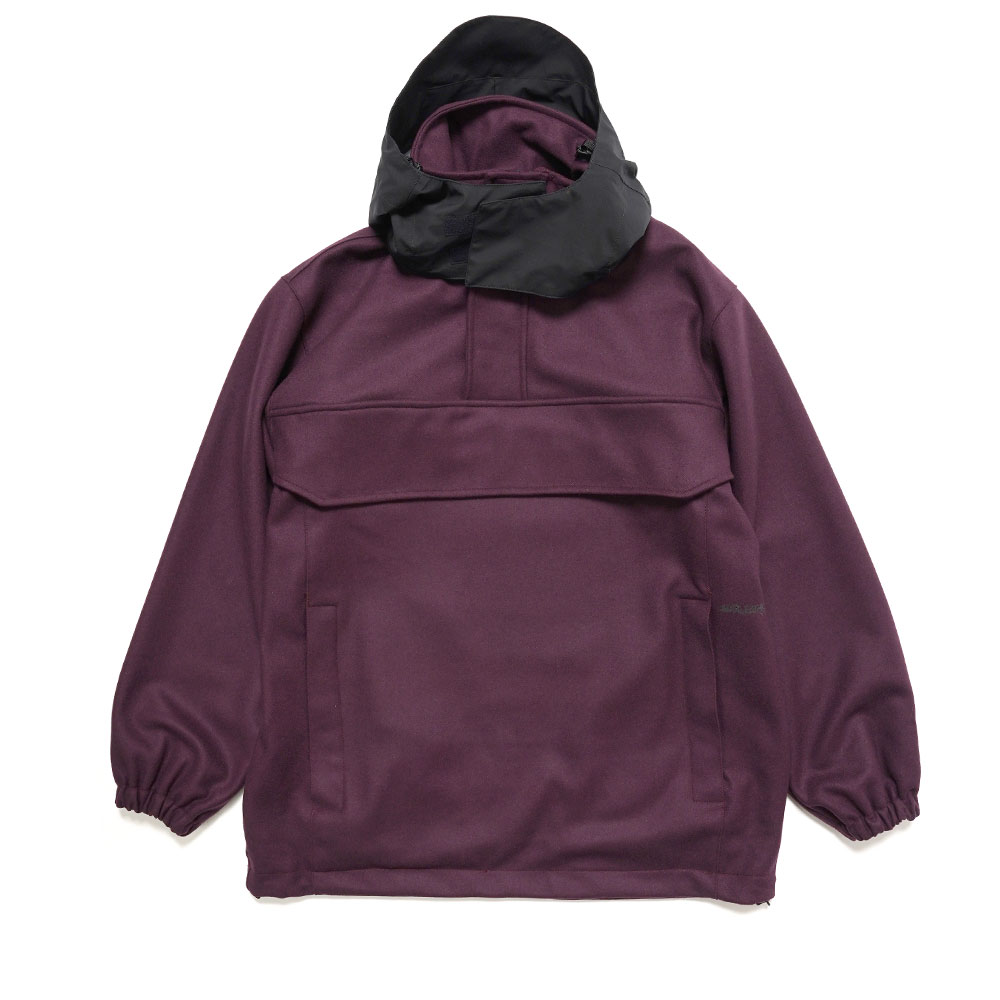 WOOL CLOTH SMOCK BERRY