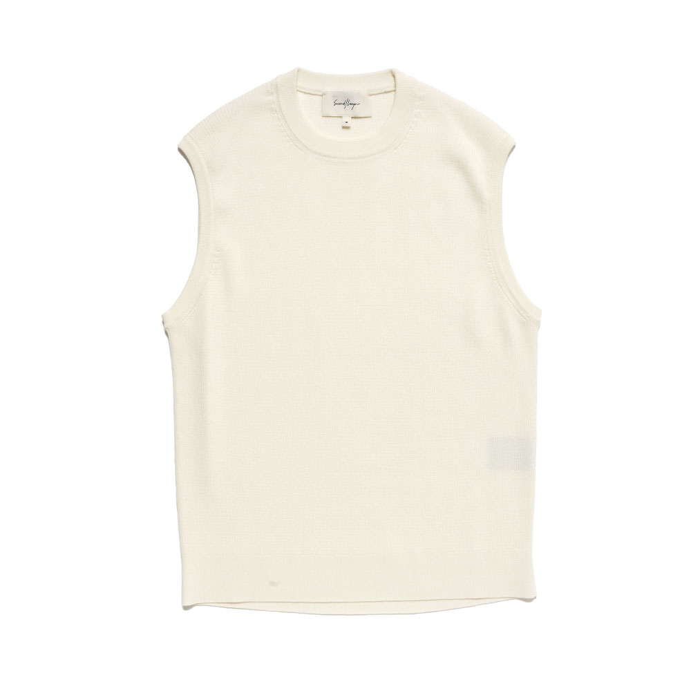 CLASSIC SLEEVELESS PULLOVER IVORY