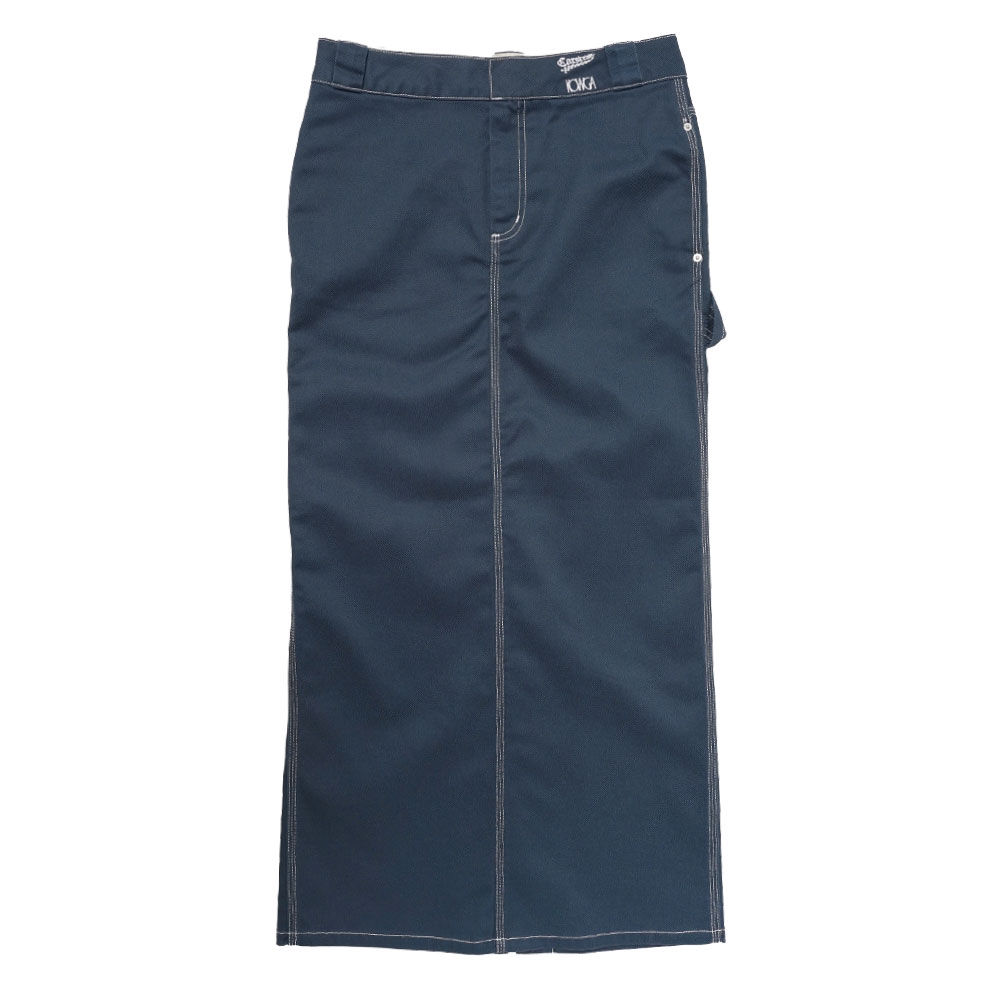 PAINTER LONG SKIRT by KOWGA x CARSERVICE x DICKIES NAVY