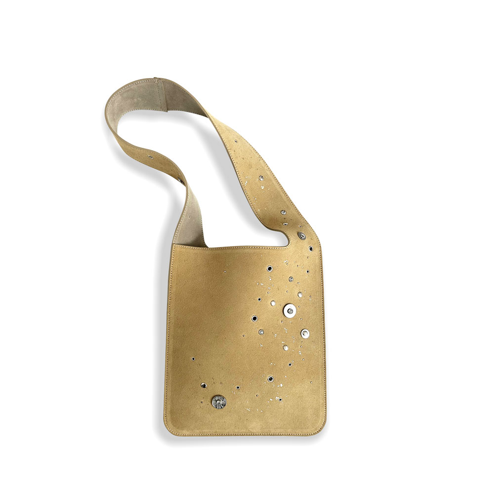 LEGAL TENDER SHOULDER BAG SAND WITH SCATTERED STUDS