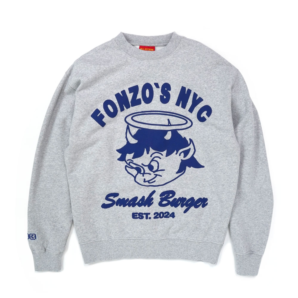 FONZO'S CREWNECK HEATHER GREY