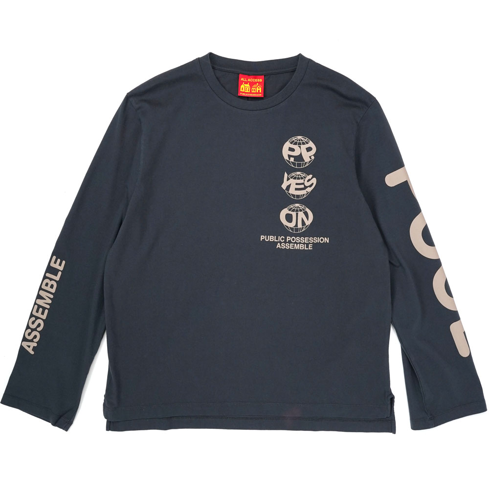 PLANET P.P. MIX LONGSLEEVE INDIA INK