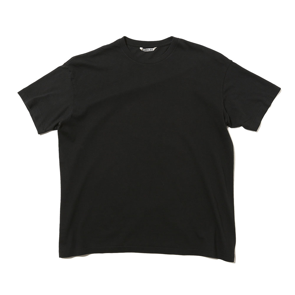 SEAMLESS CREW NECK TEE BLACK A00T01ST