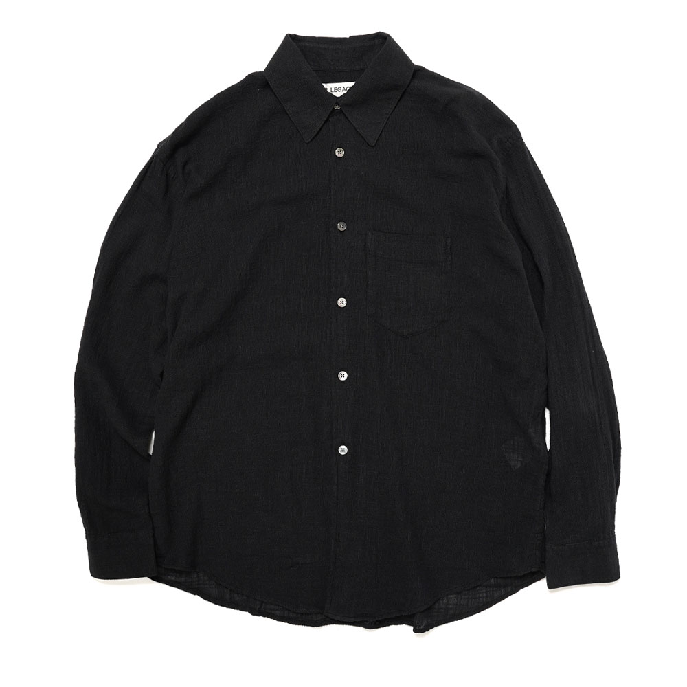 COCO SHIRT WASHED BLACK AIR COTTON