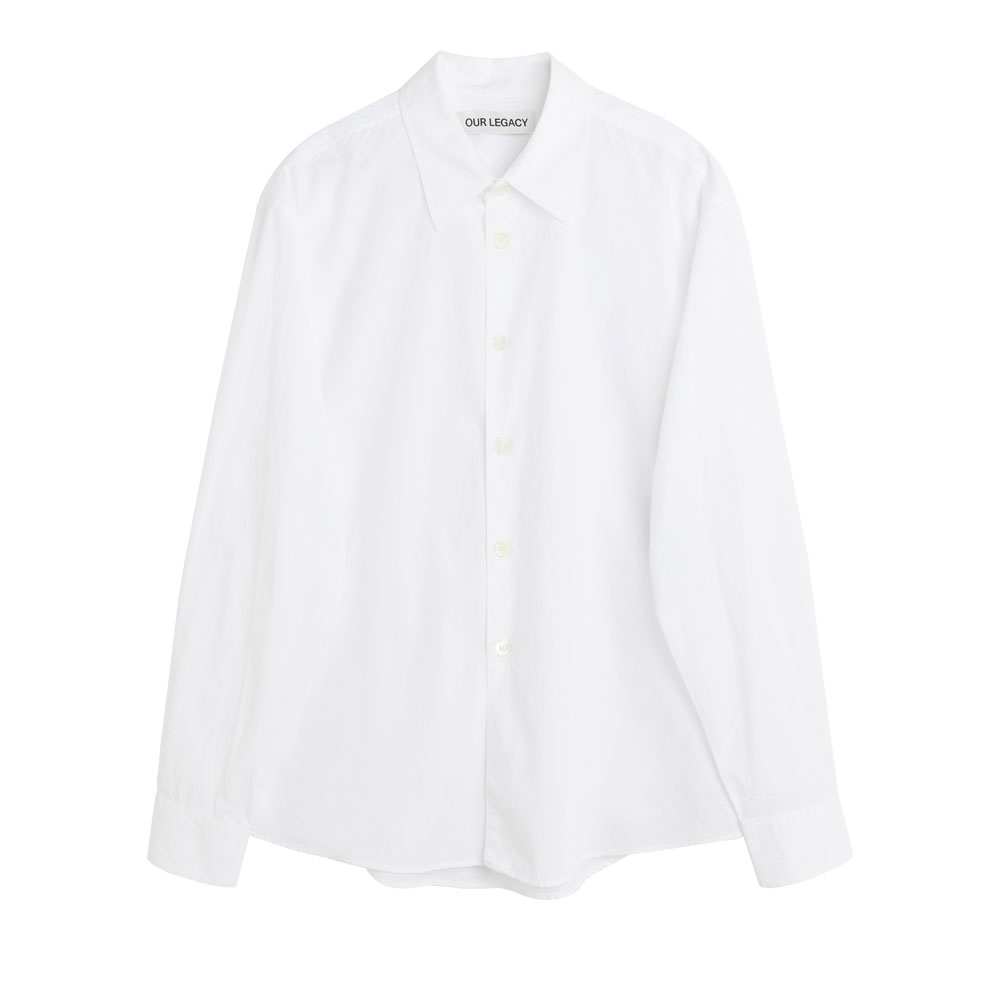 BEYOND SHIRT WHITE LIQUID POPLIN