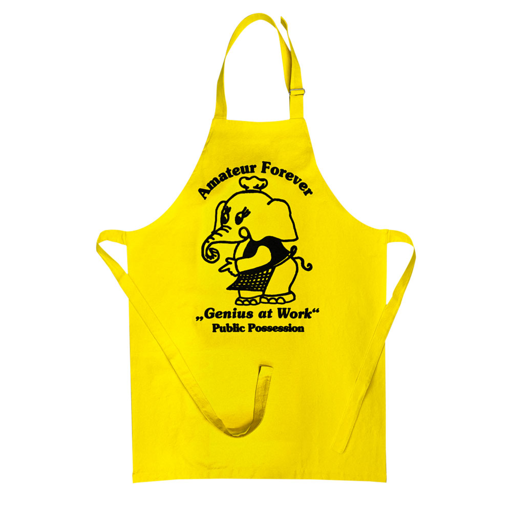 GENIUS AMATEUR APRON ULTRA HEAVY YELLOW CANVAS