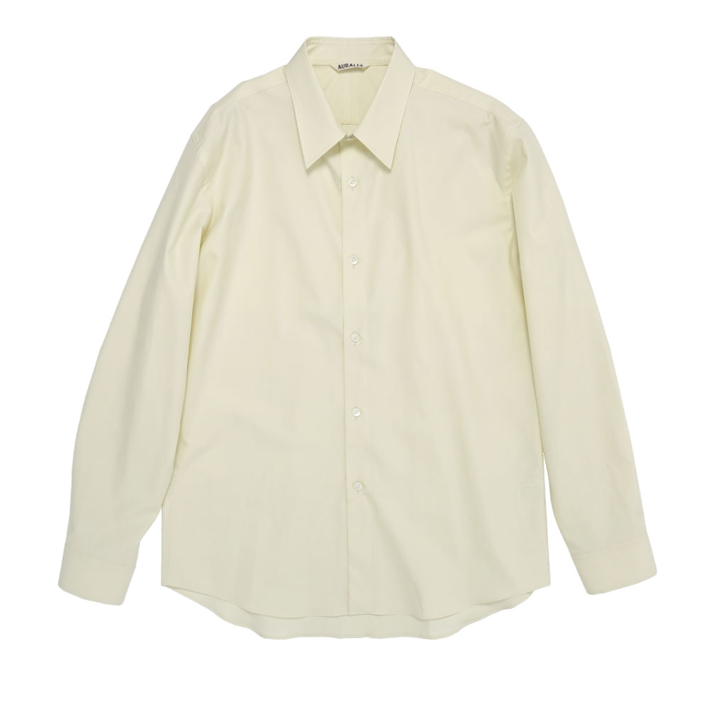 WASHED FINX TWILL SLIM SHIRT VANILLA A26SS02TN